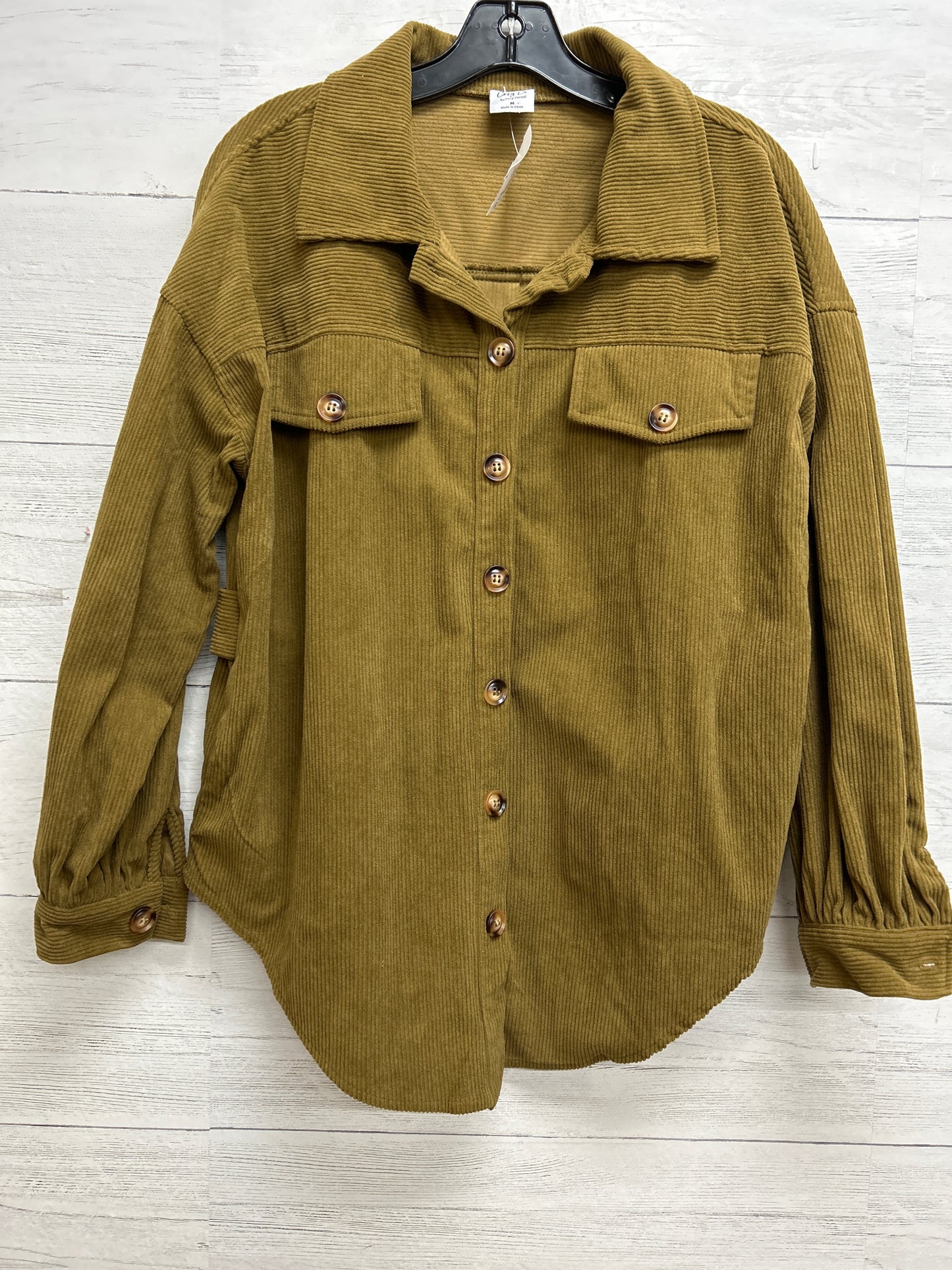 Size M cozy casual Green Jacket (Outdoor)