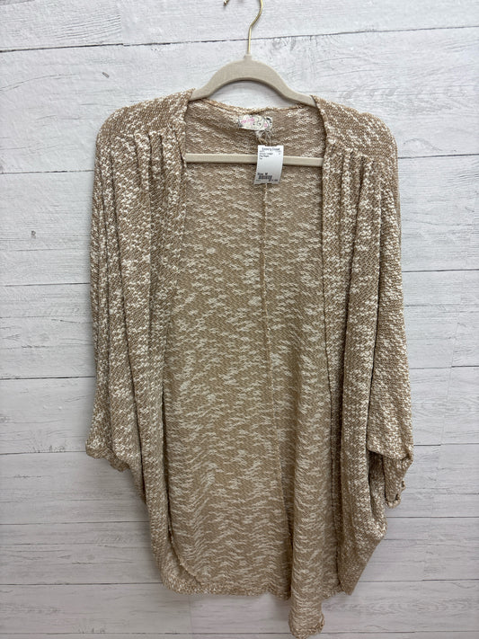 Size M Free People Tan Womens Cardigan
