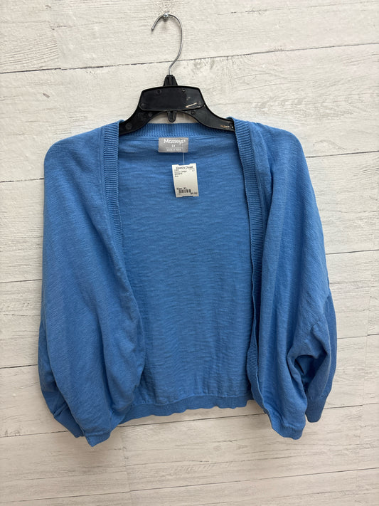 Size XL MASSEYS Blue Womens Cardigan