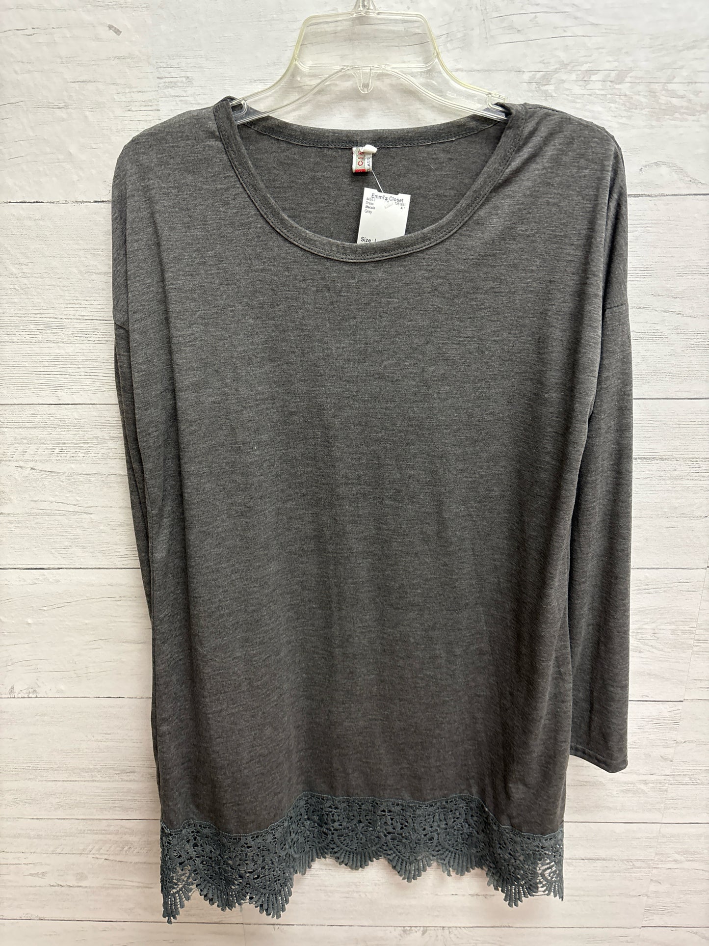 Size L Meccie Grey Dress