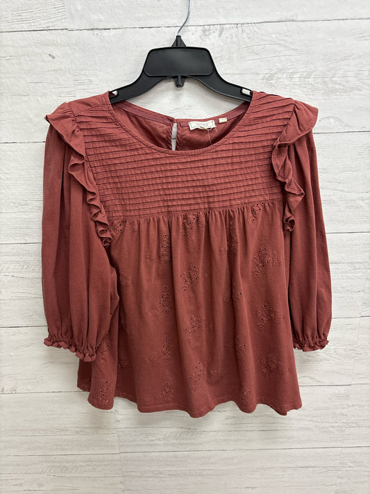 Size 8 Fat Face Rust Womens Shirt