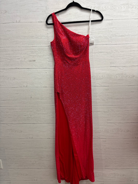 Size 0 Sherri Hill Red Gown