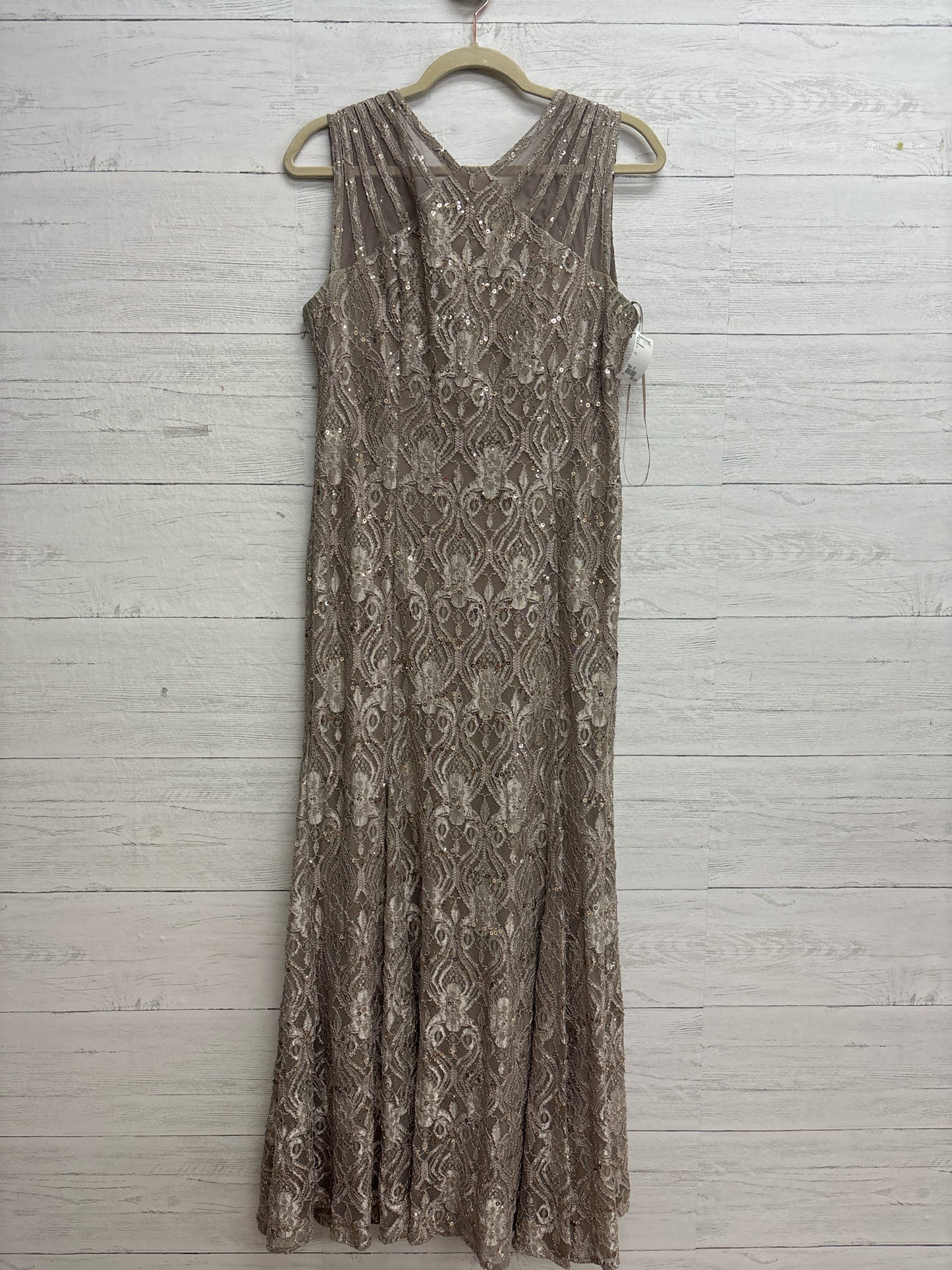 Size 12 R&M Richards Tan Gown