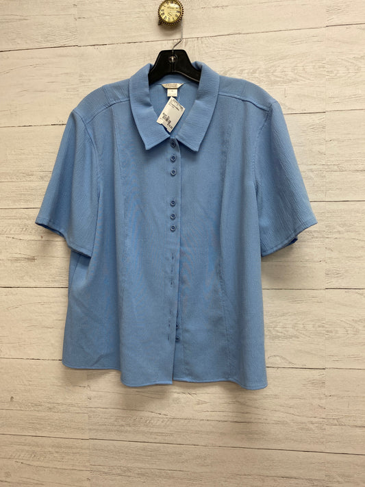 Size XL Christopher & Banks Blue Shirt