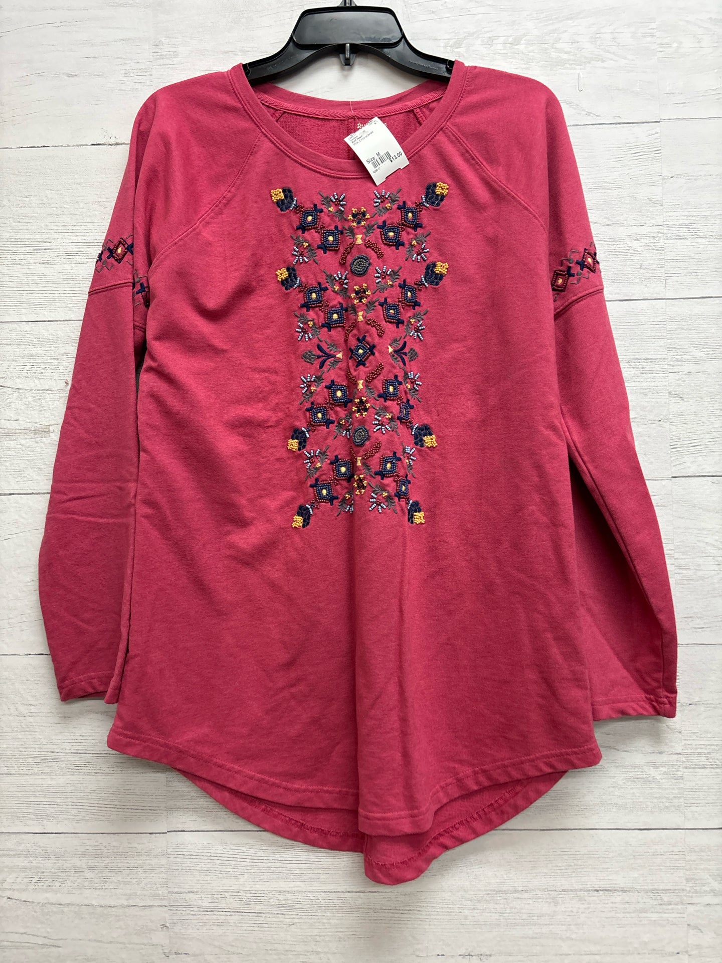 Size M Ruff Hewn Pink Sweater