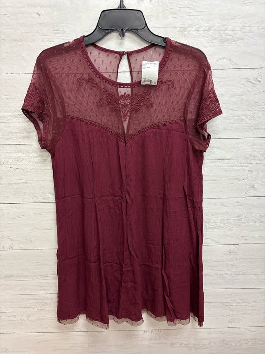 Size XL City Triangles Red Dress