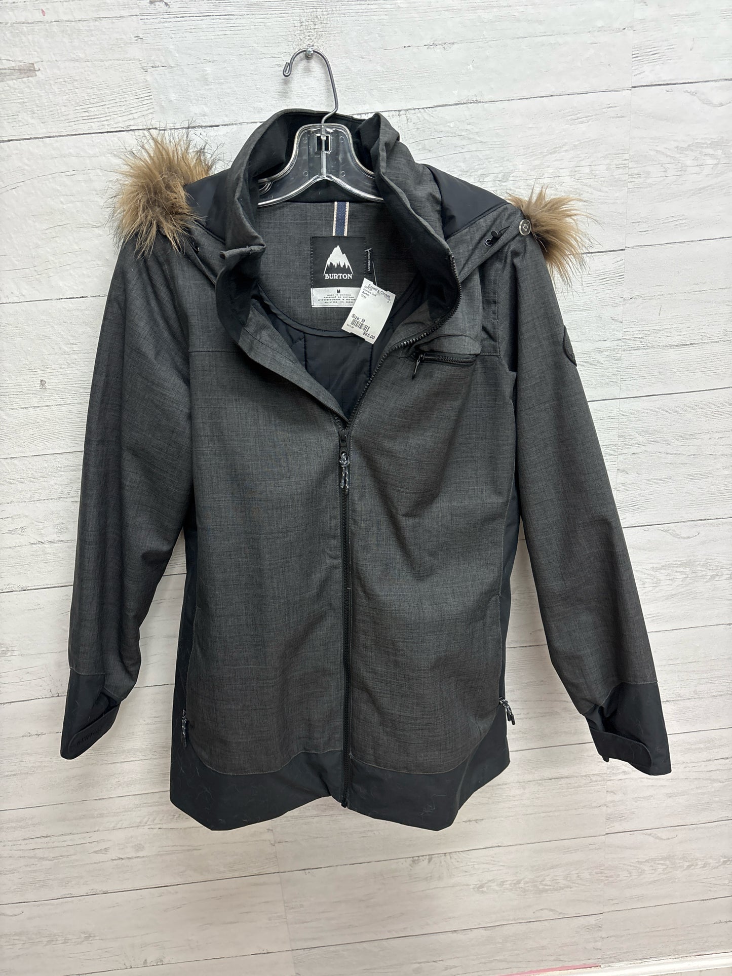 Size M Burton Grey Womens Coat