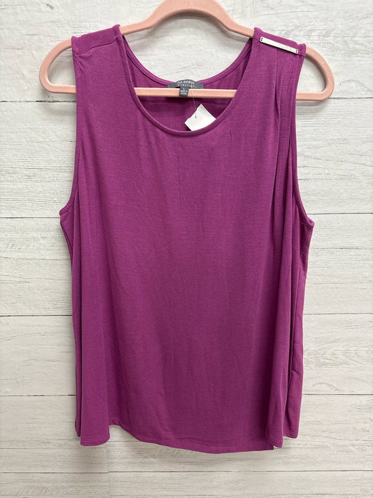 Size L Lisa Rinna Purple Tank Top