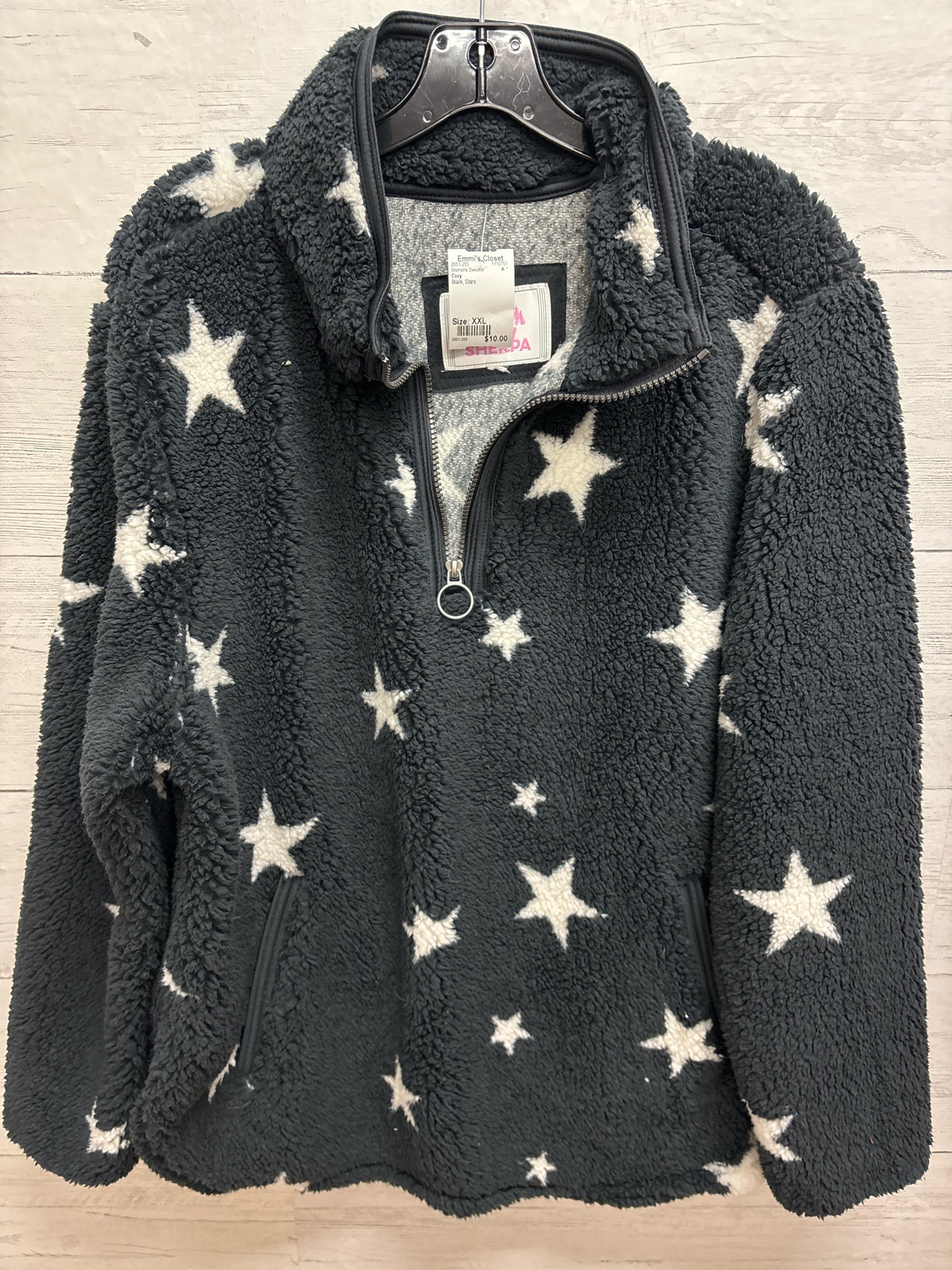 Size XXL Cozy Black Womens Sweater