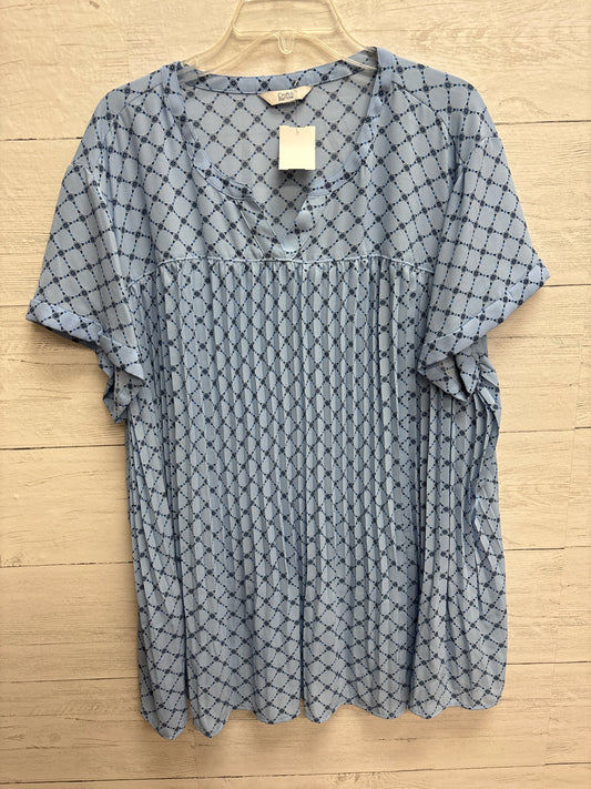 Size 2X Croft & Barrow Blue Shirt