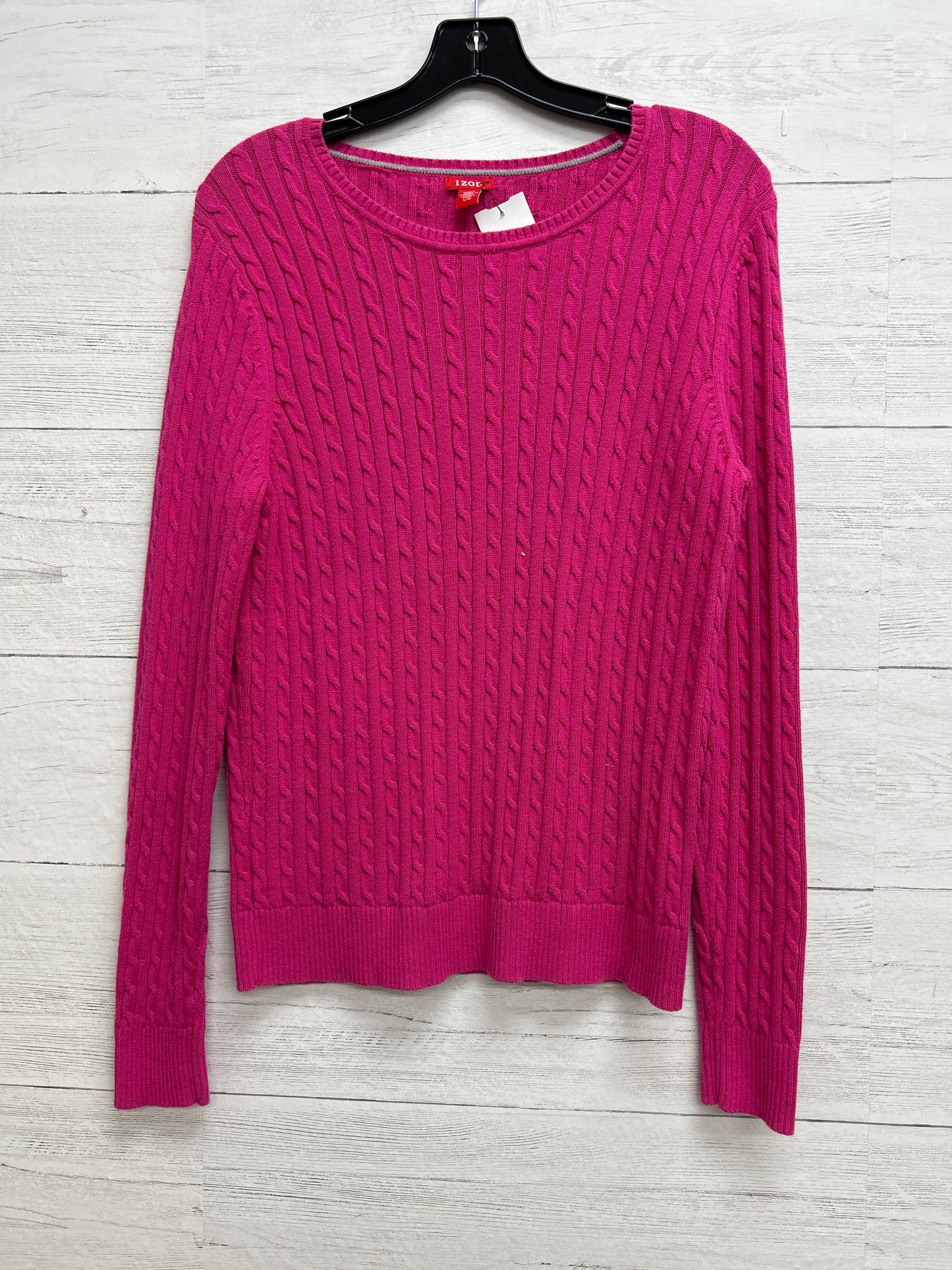 Size L IZOD Pink Sweater