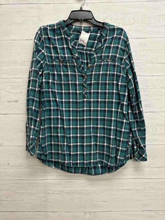 Size L Eddie Bauer Blue Shirt