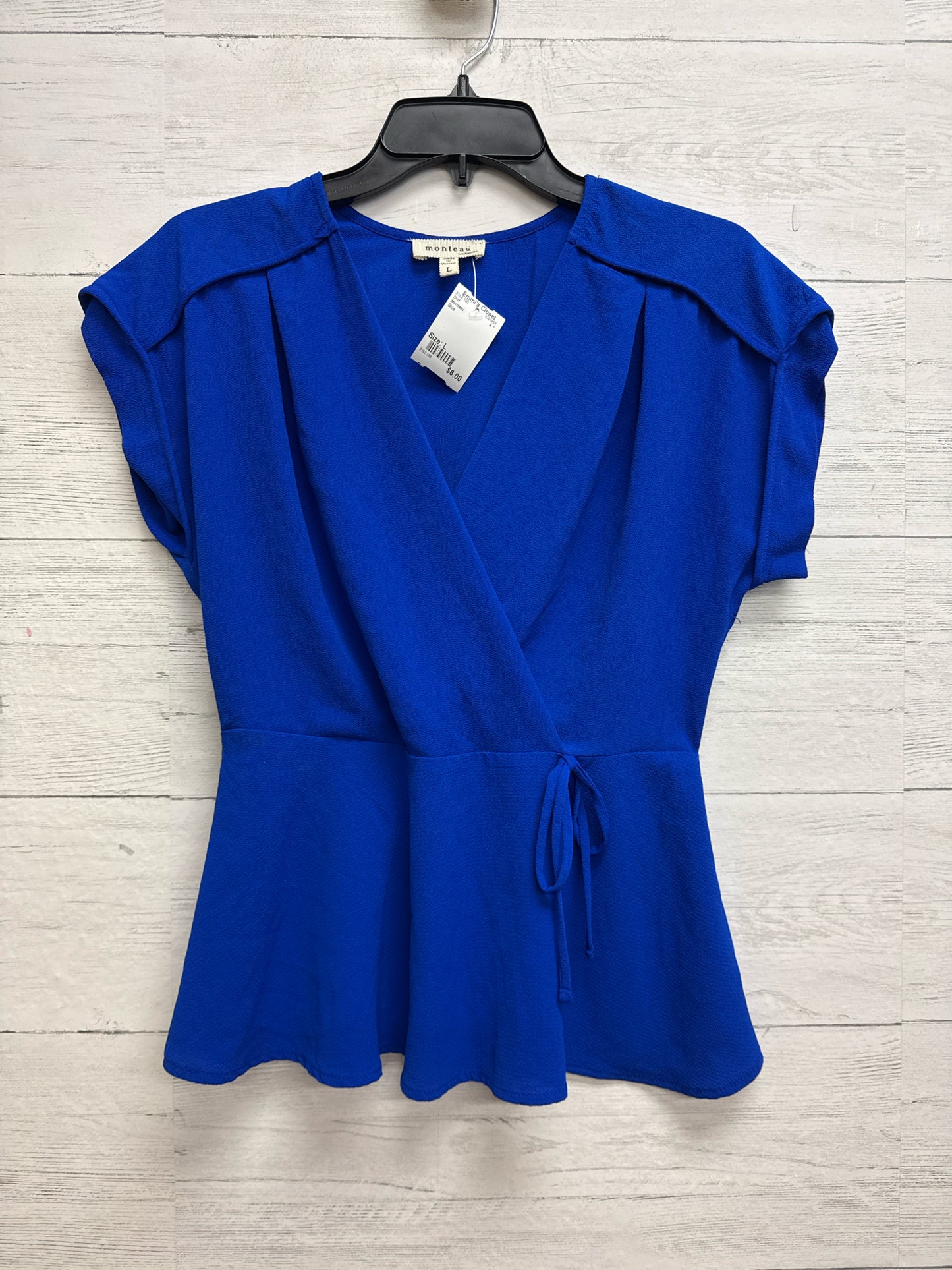 Size L Monteau Blue Shirt