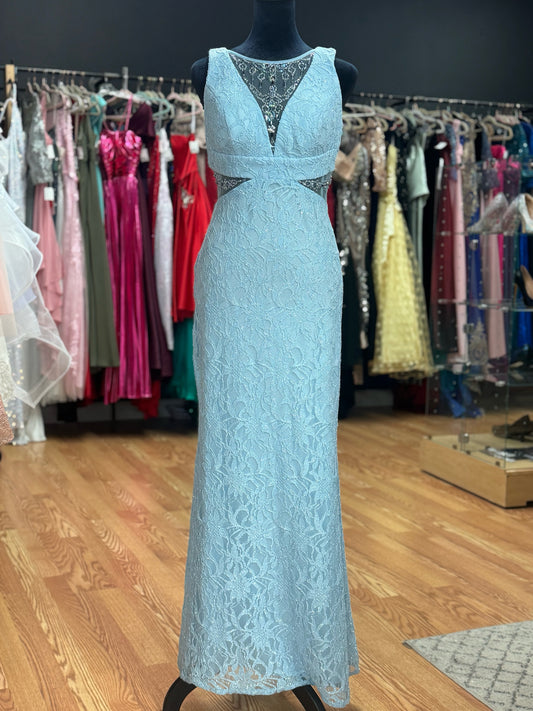 Size 4 Ignite Blue Gown