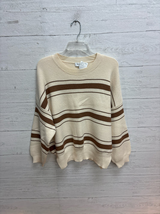 Size S Gilli Cream/Brown Womens Sweater