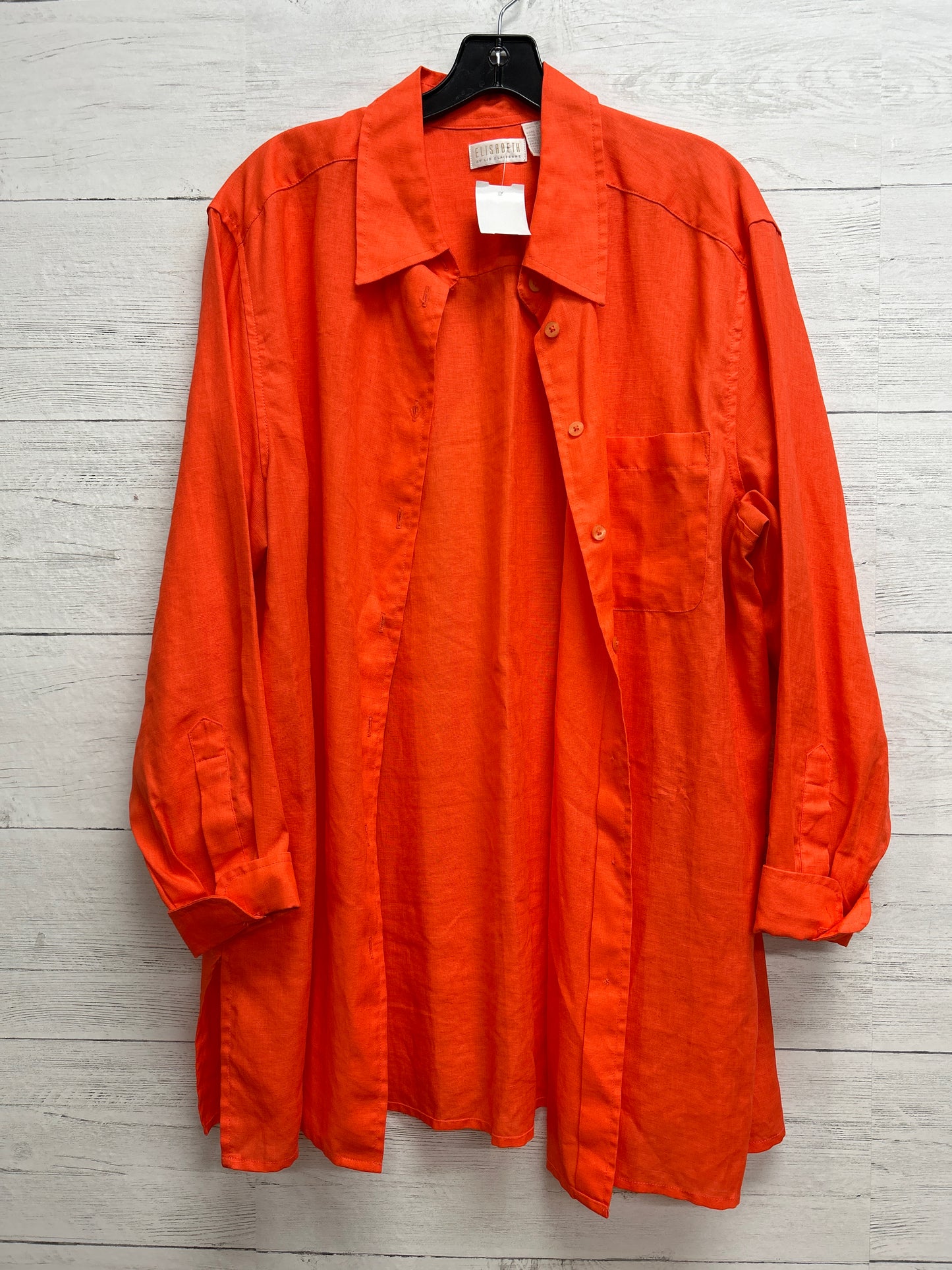 Size 16 Liz Claiborne Orange Shirt