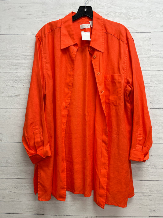 Size 16 Liz Claiborne Orange Shirt