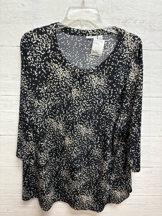 Size 2X Croft & Barrow Navy Womens Shirt