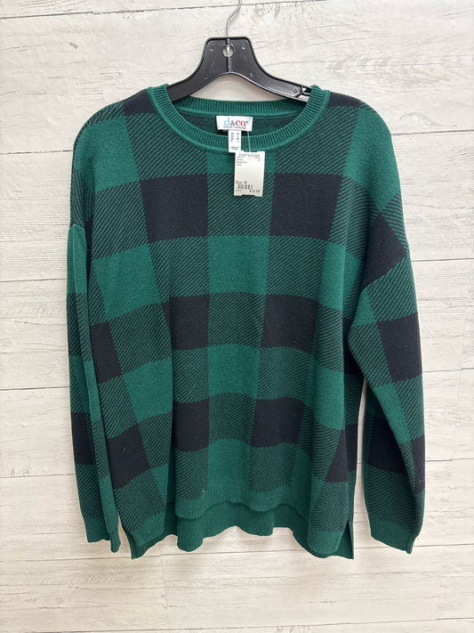 Size M Denim & Co. Green Sweater