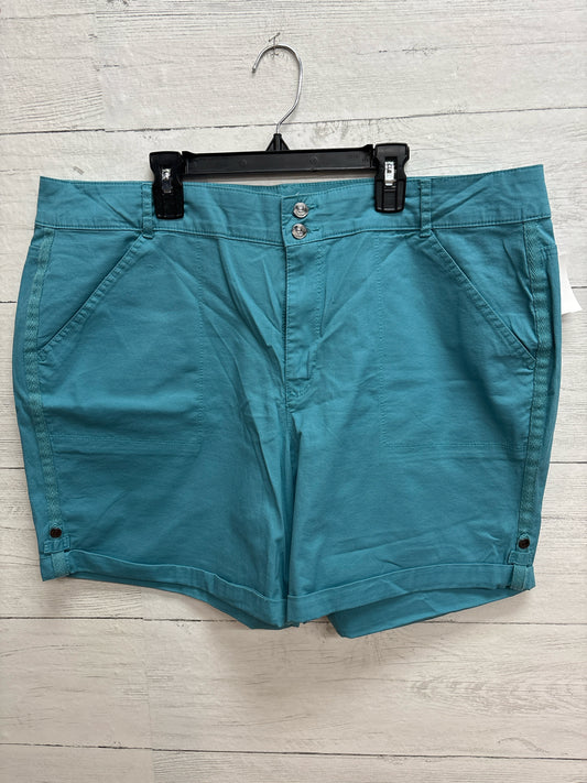 Size 16 Gloria Vanderbilt Blue Shorts