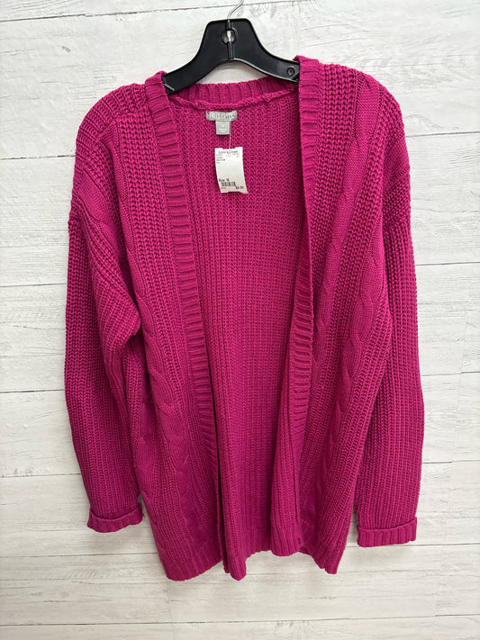 Size M Falls Creek Pink Cardigan