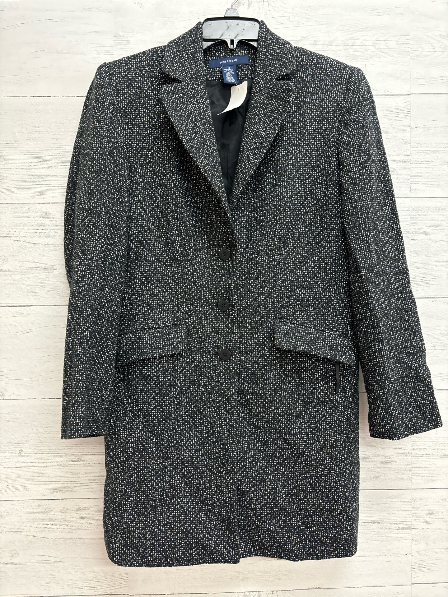 Size 10 Jones wear Jeans Grey/black Coat