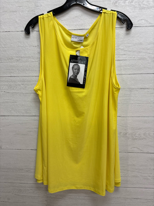 Size XL Attitudes Yellow Shirt