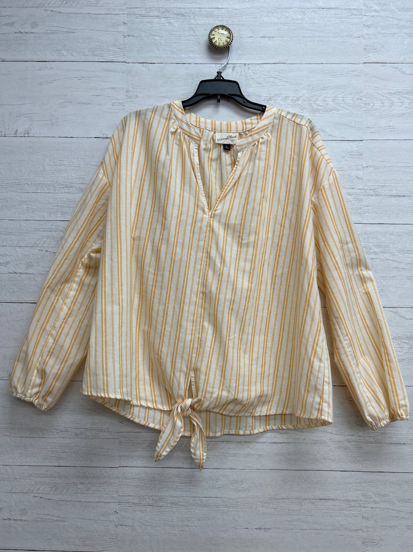 Size XL Universal Threads Yellow/White Shirt