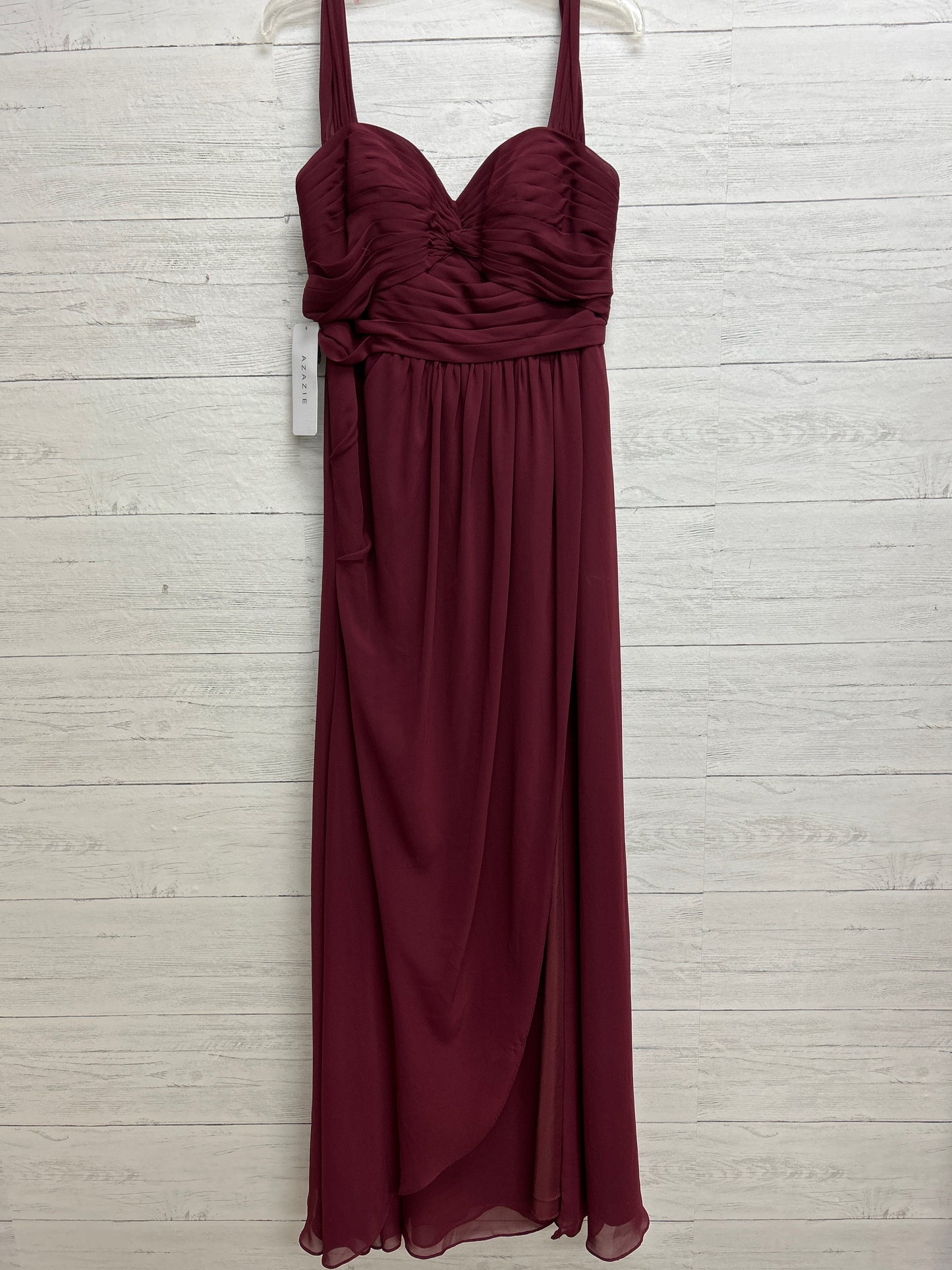 Size 12 AZAZIE Burgundy Gown