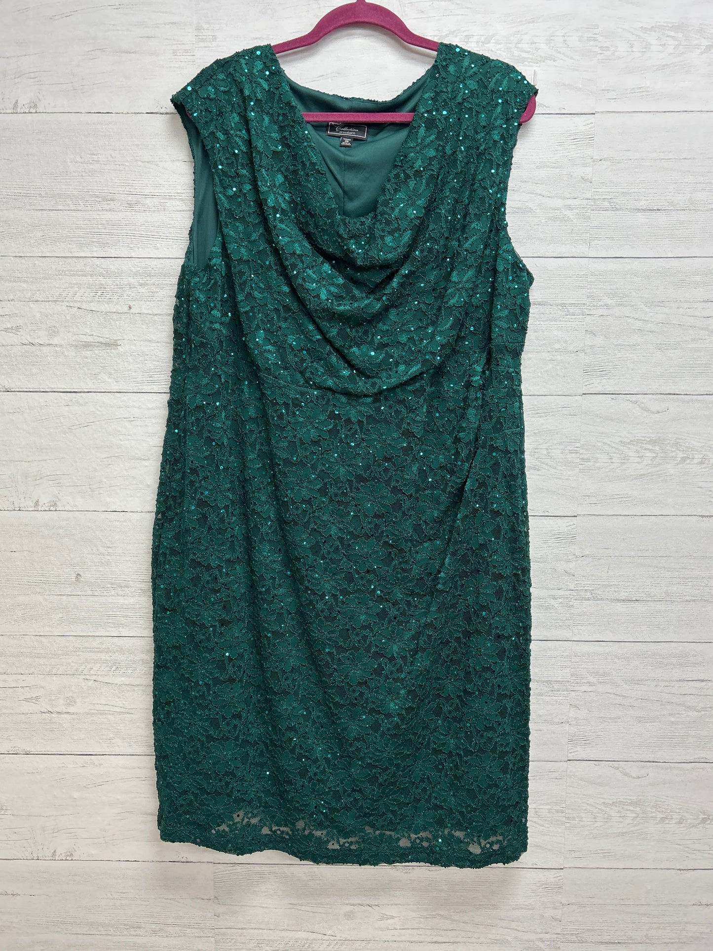 Size 20 Dress Barn Green Gown