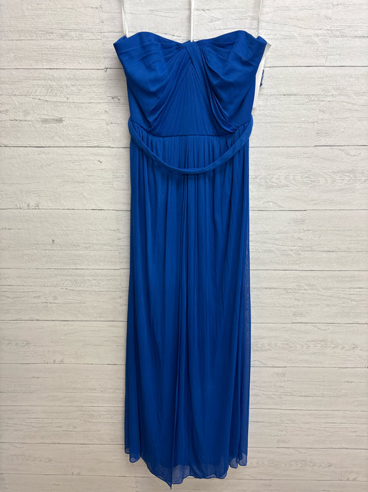 Size 12 Davids Bridal Blue Gown