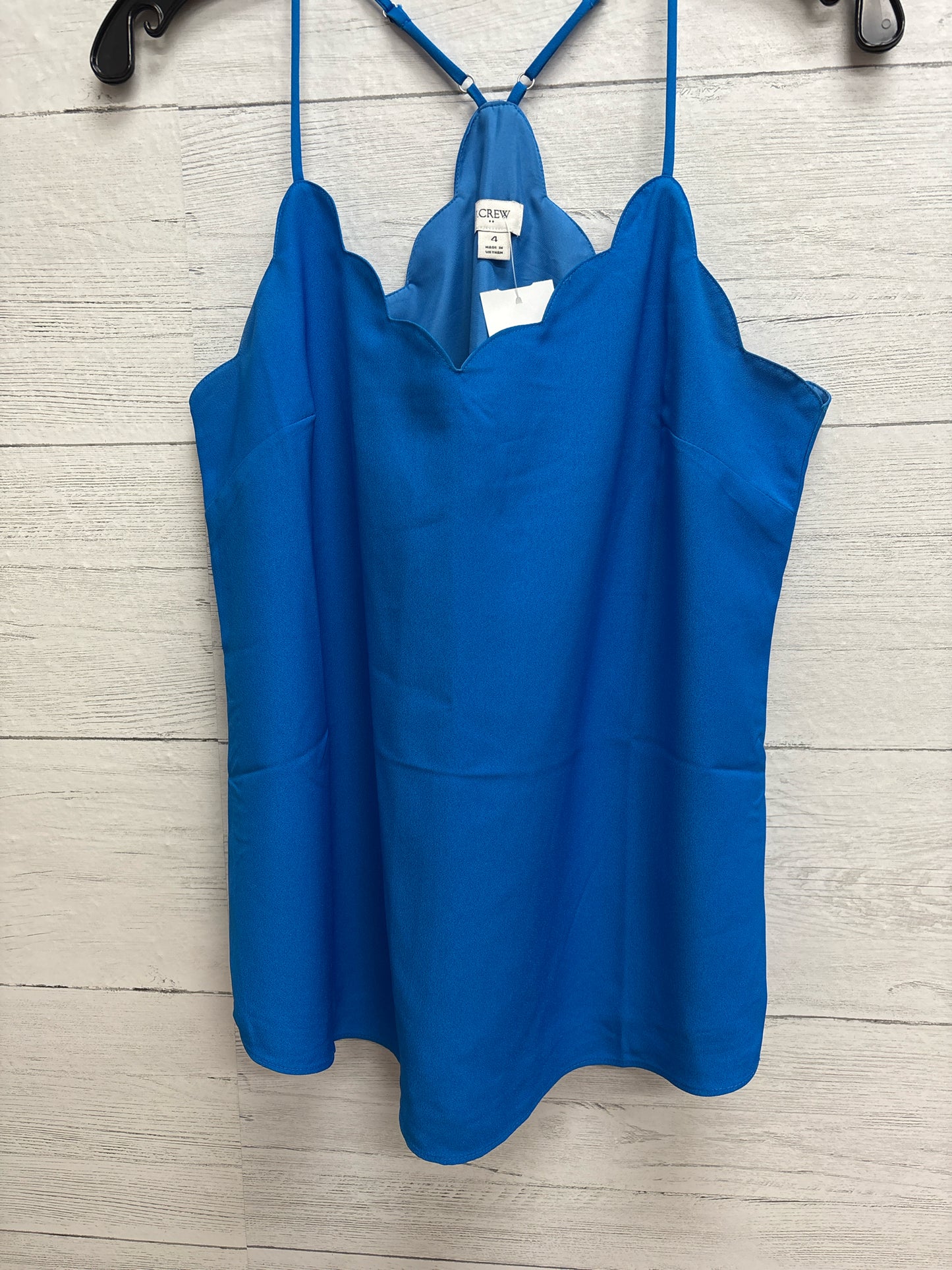 Size 4 J Crew Blue Tank Top