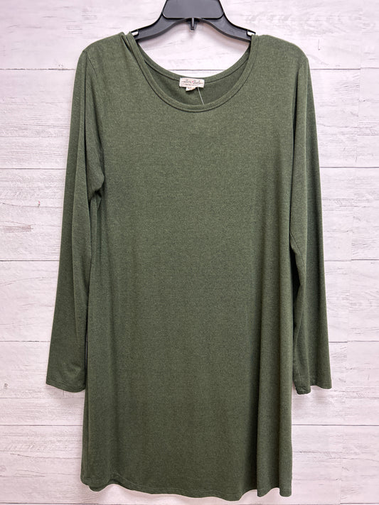 Size L Ultra Flirt Green Dress