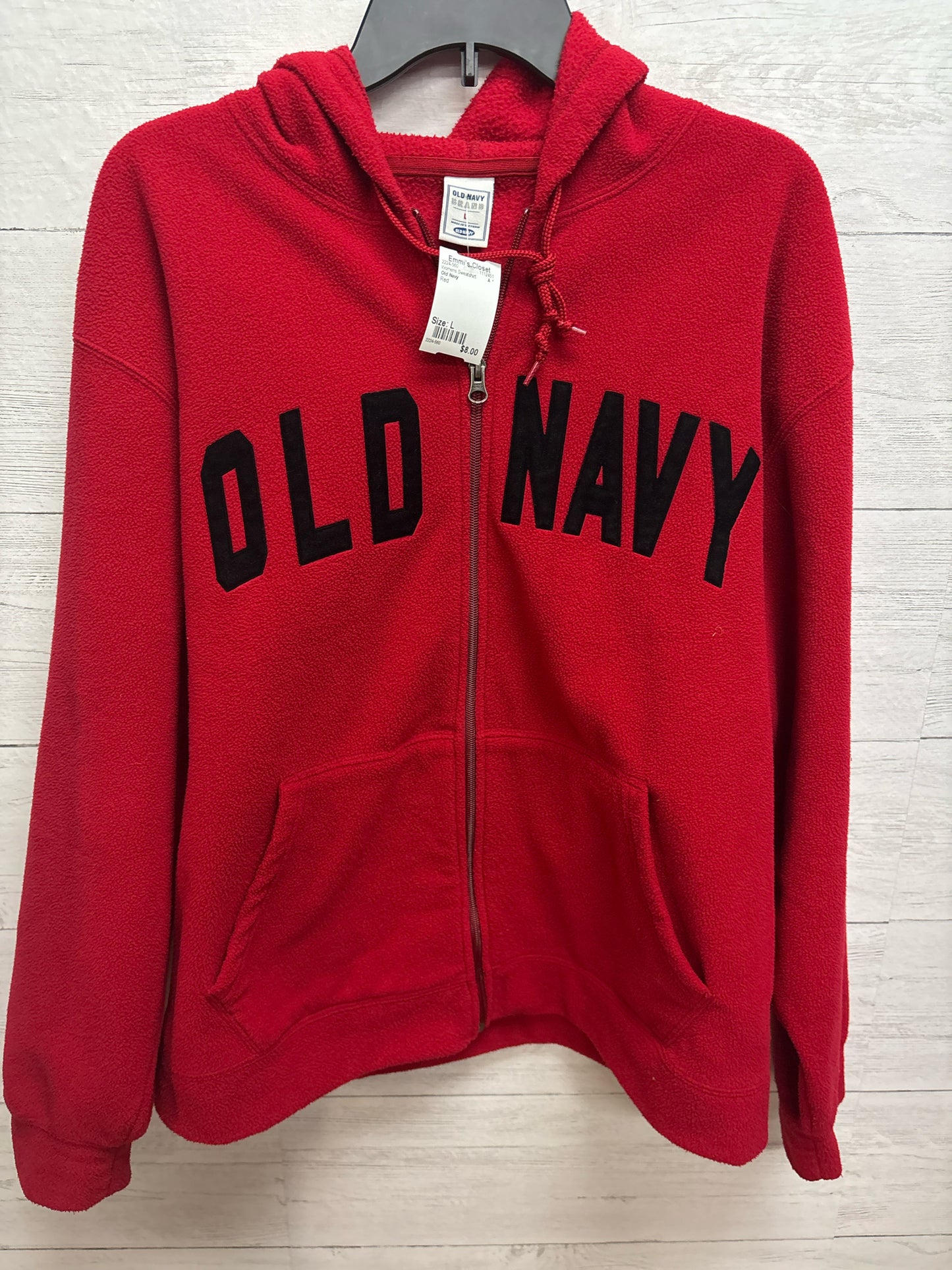 Size L Old Navy Red Womens Sweatshirt
