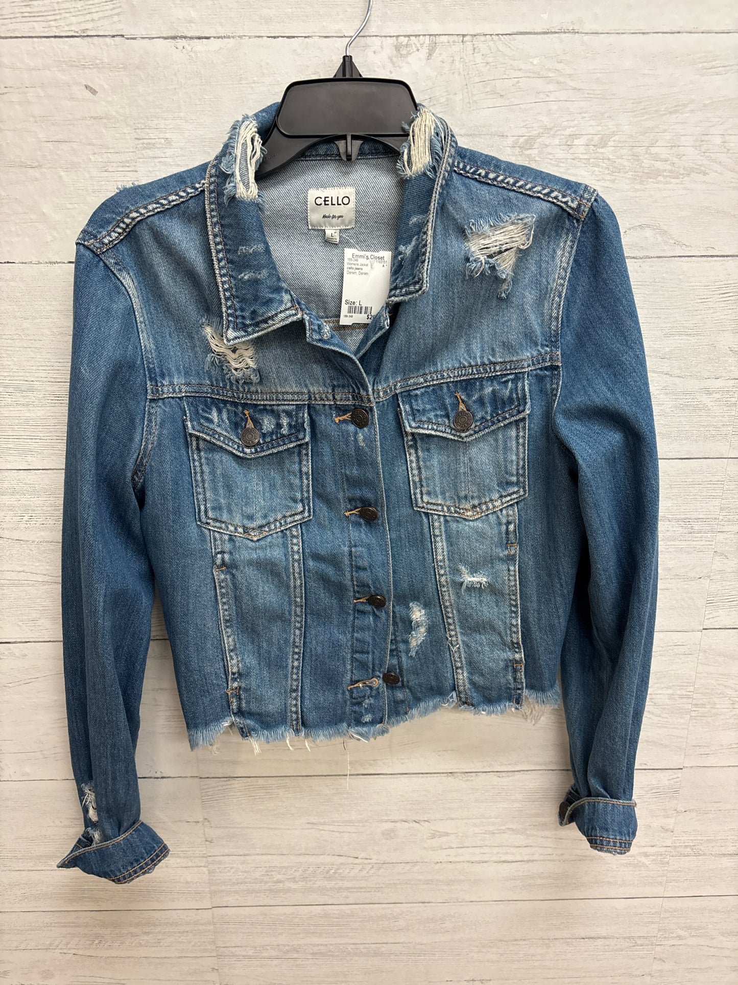 Size L cello jeans Denim Womens Jacket