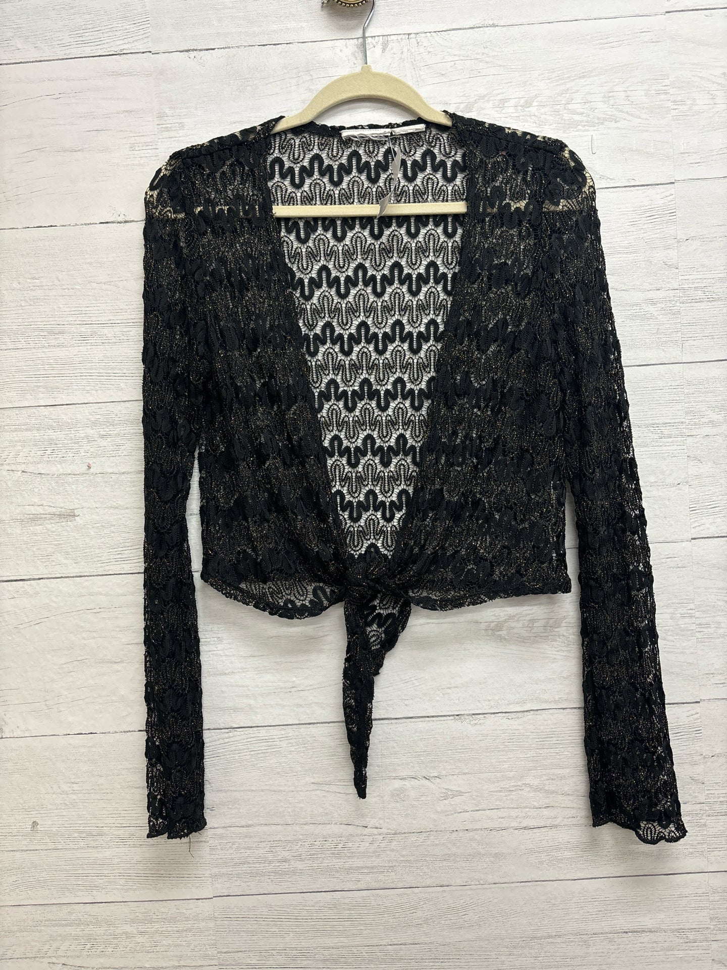 Size M Black/Gold Cardigan