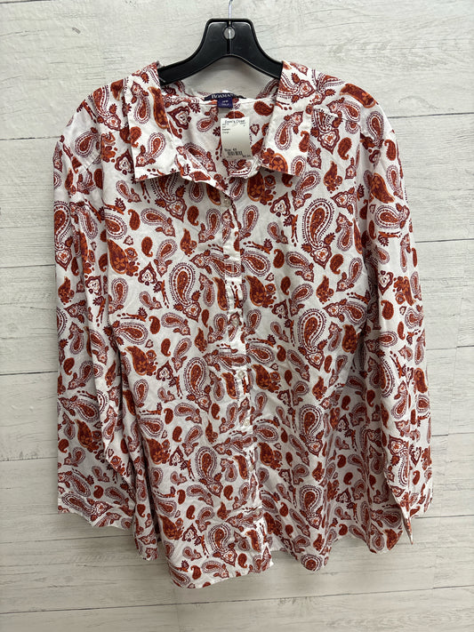 Size 4X Roamans Orange Shirt