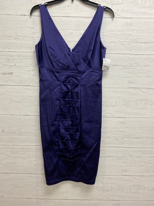 Size 6 Calvin Klein Blue Gown