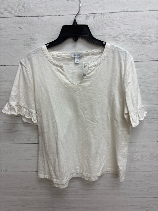 Size L NINE WAST White Womens Shirt
