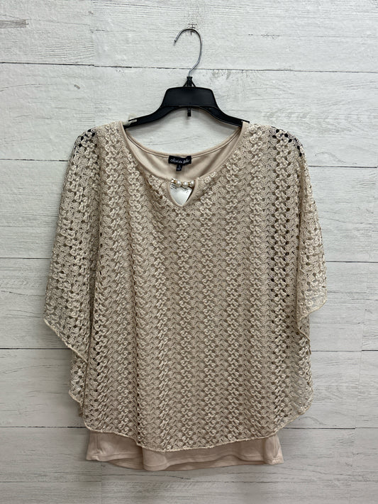 Size S Olivia Blu Tan Shirt