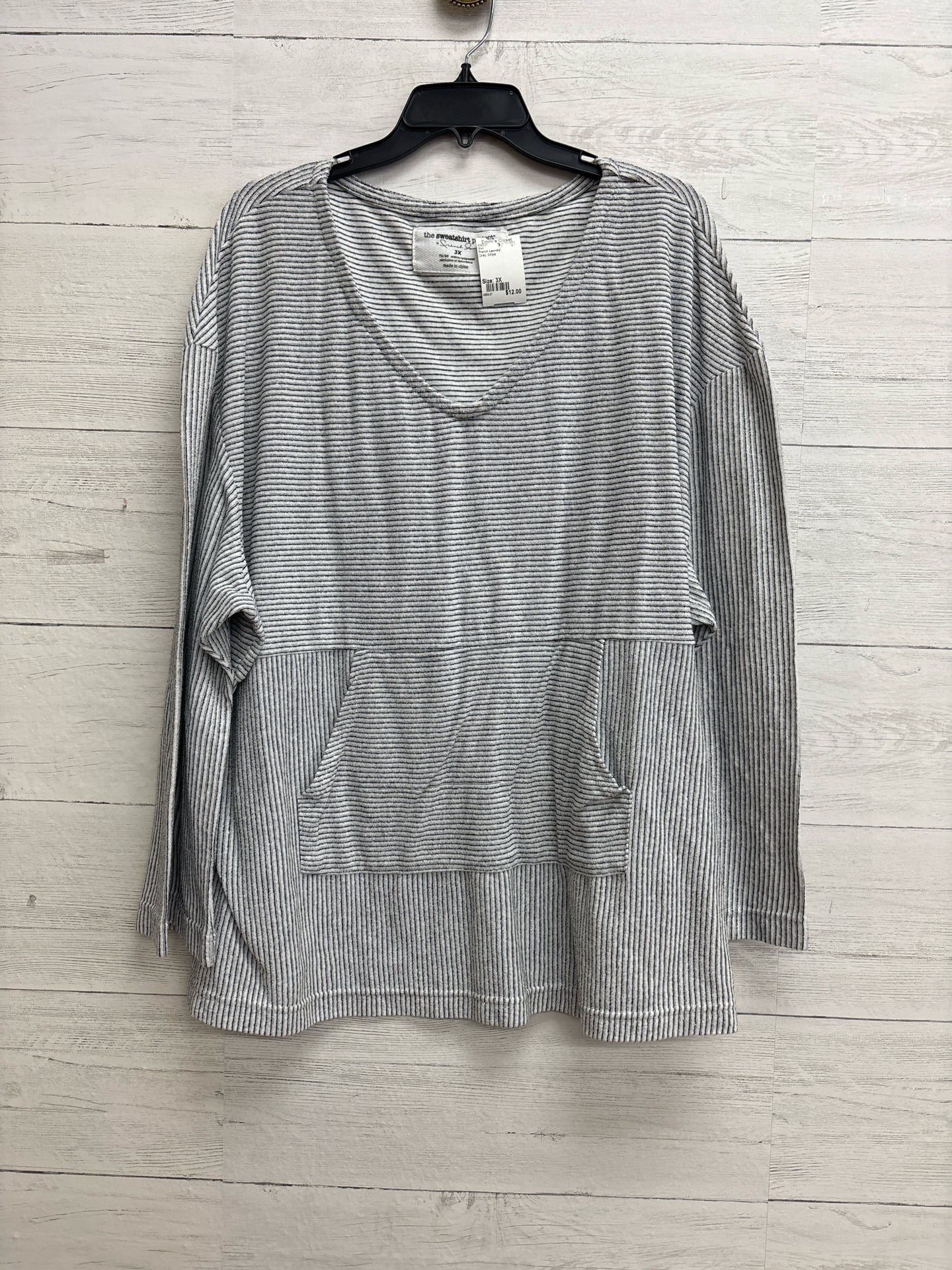 Size 3X French Laundry Grey Shirt