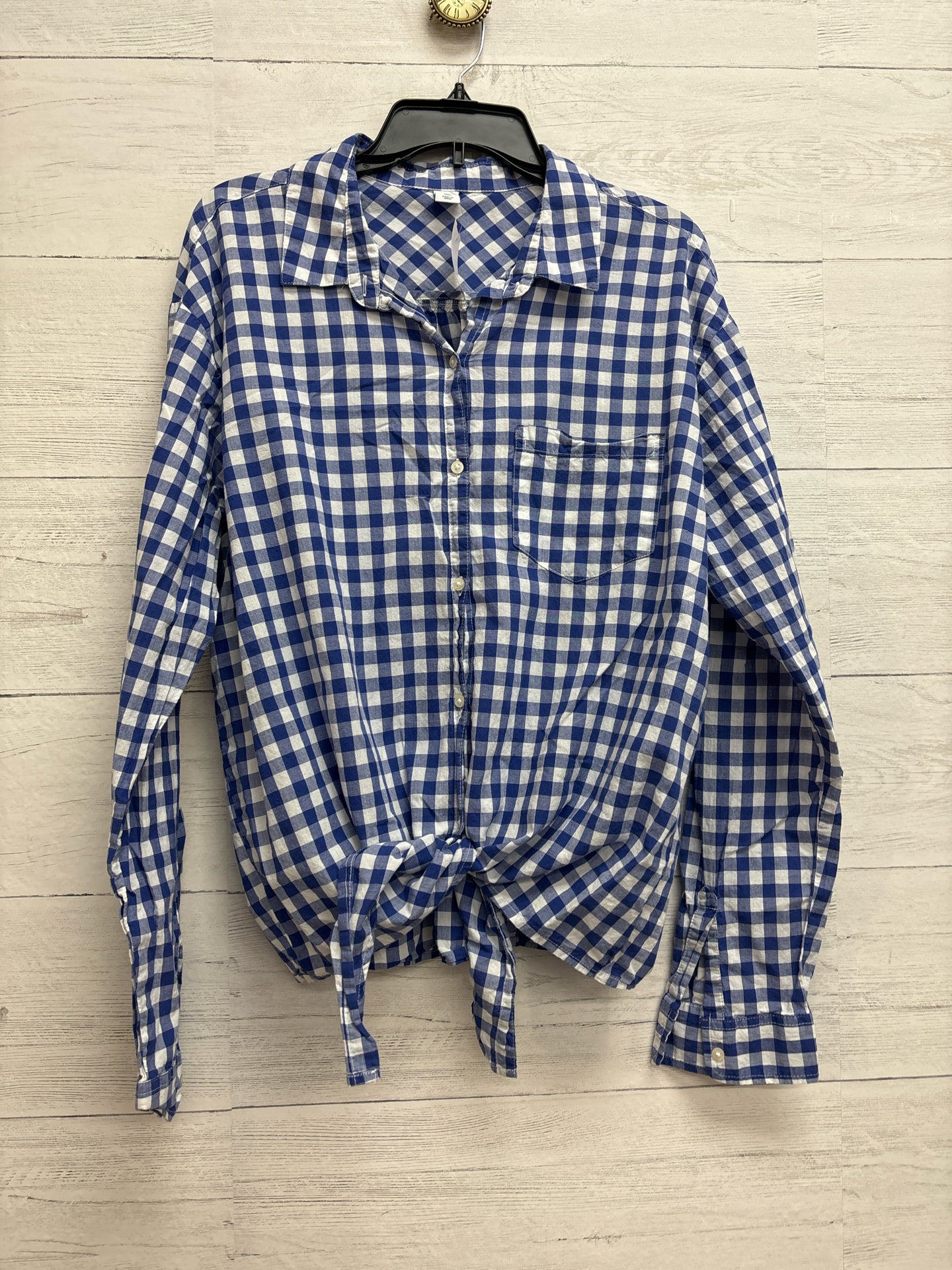 Size XL Old Navy Blue/White Shirt