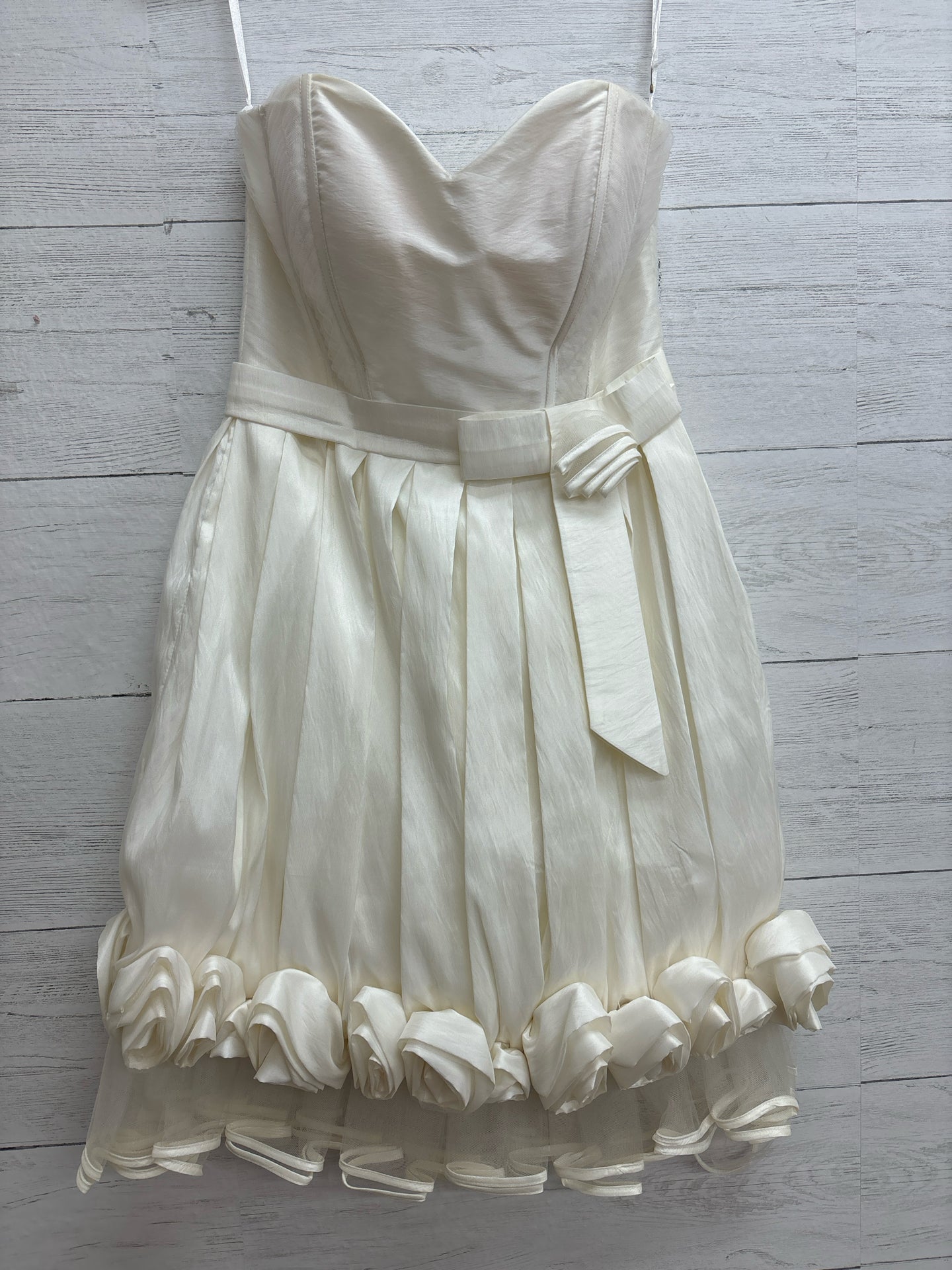 Size 4 Terani White Gown