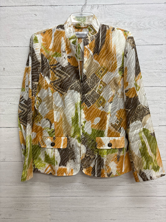 Size 8 Alfred Dunner Yellow Womens Blazer