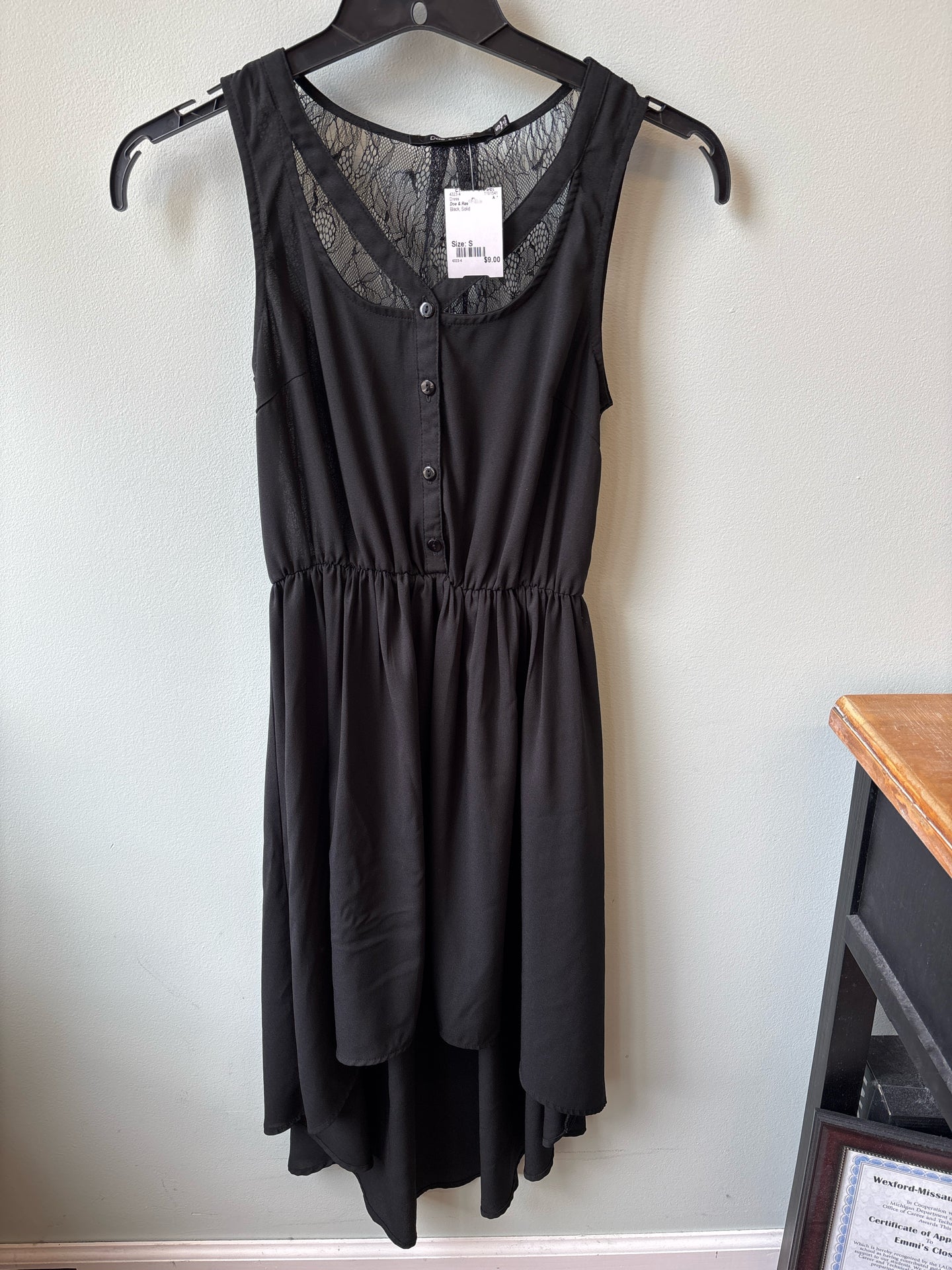 Size S Doe & Rae Black Dress