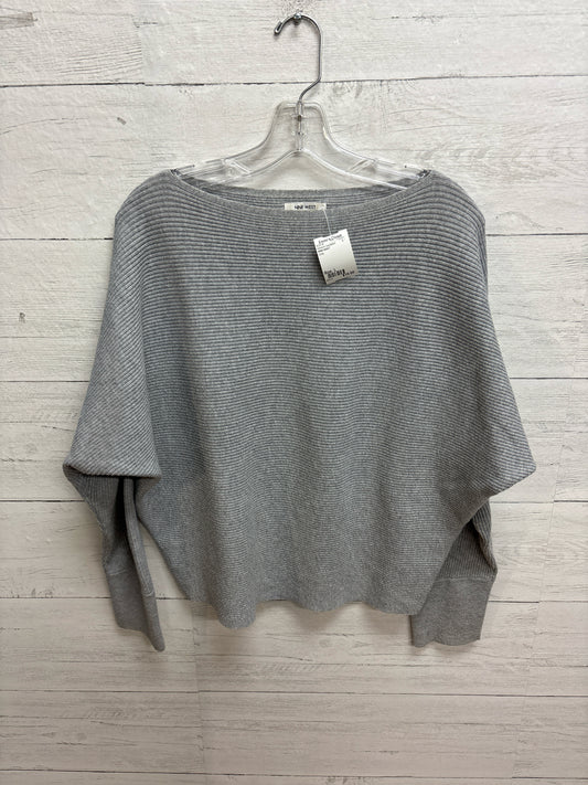 Size L NINE WAST Grey Womens Sweatshirt