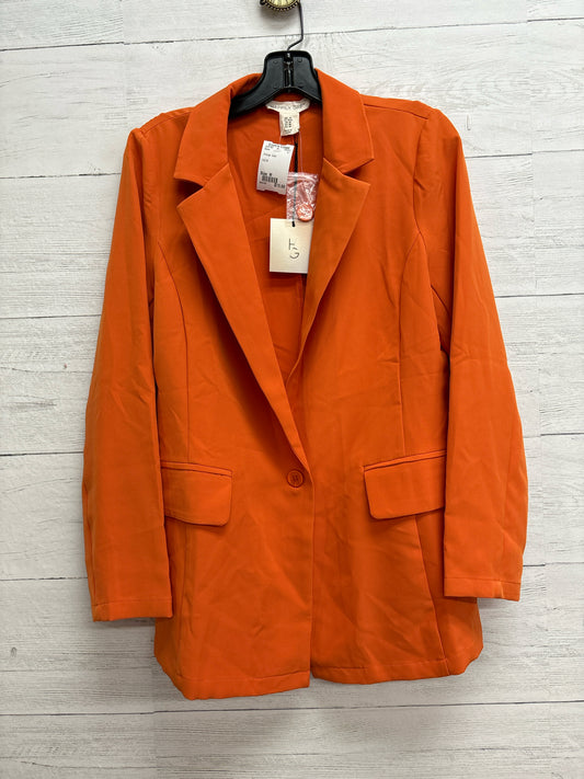 Size M Orange Blazer