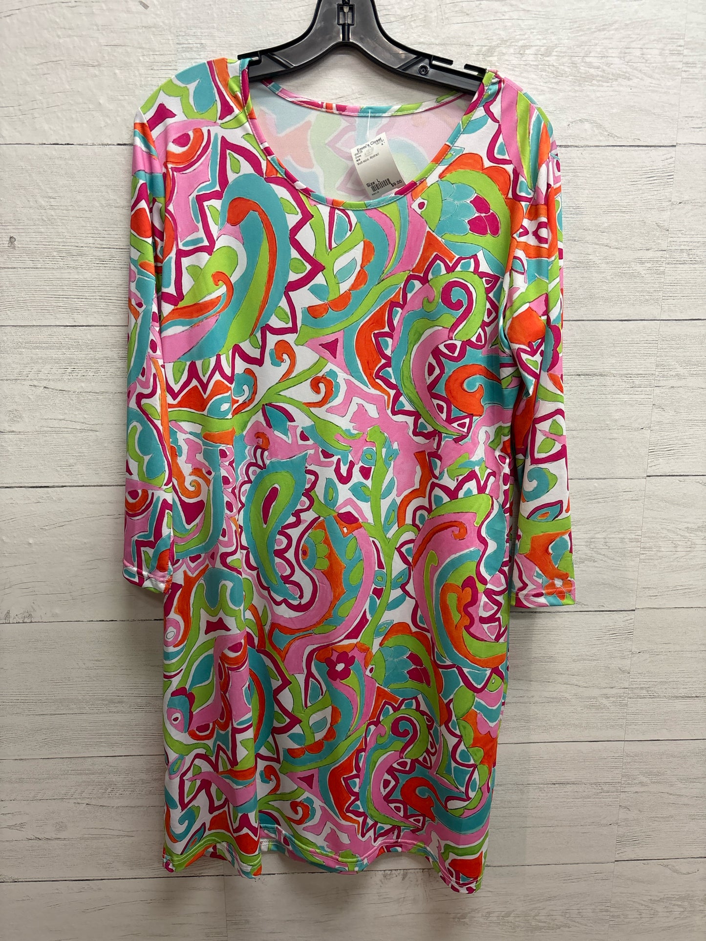 Size L N/A Multi aqua Dress