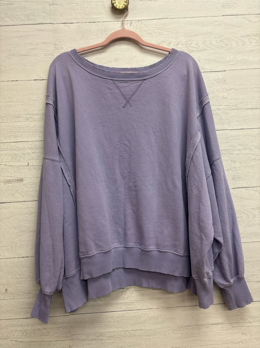 Size L American Eagle Purple SWEATSHIRT