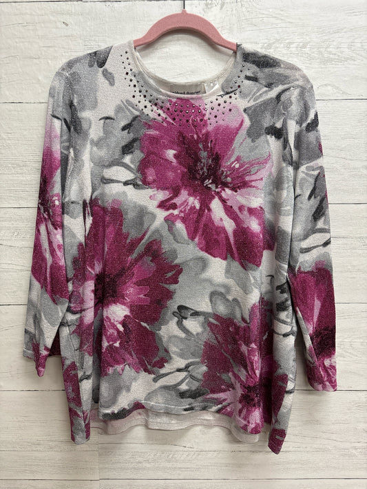 Size XL Alfred Dunner pink/silver Womens Shirt